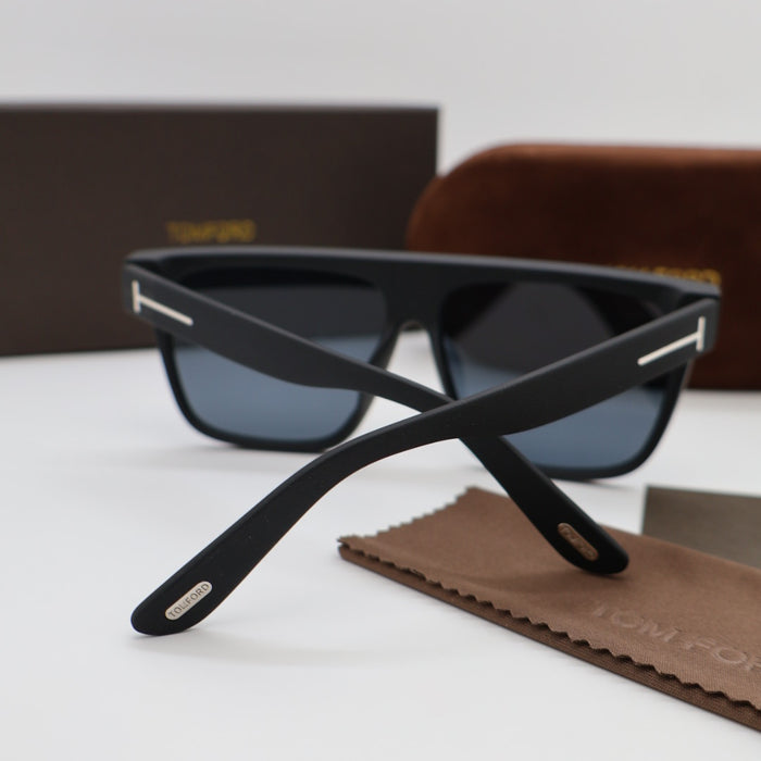 Tom Ford Polarized Black & Brown Sunglasses