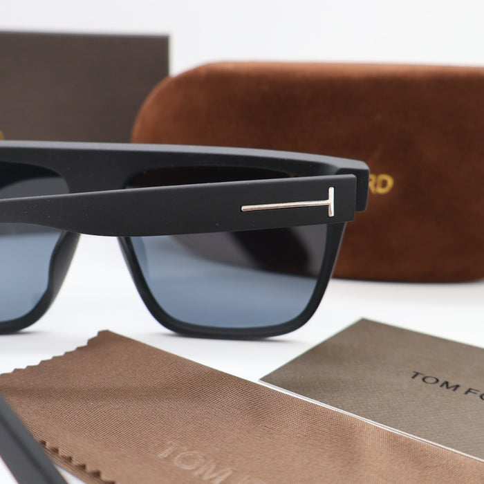 Tom Ford Polarized Black & Brown Sunglasses