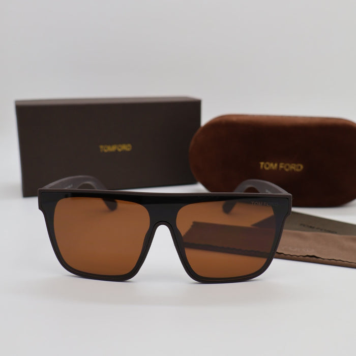 Tom Ford Polarized Black & Brown Sunglasses