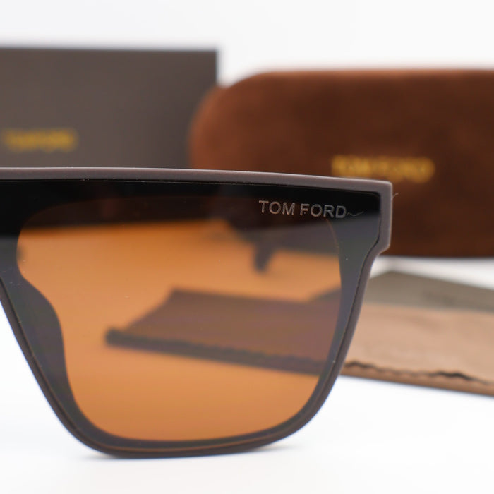 Tom Ford Polarized Black & Brown Sunglasses