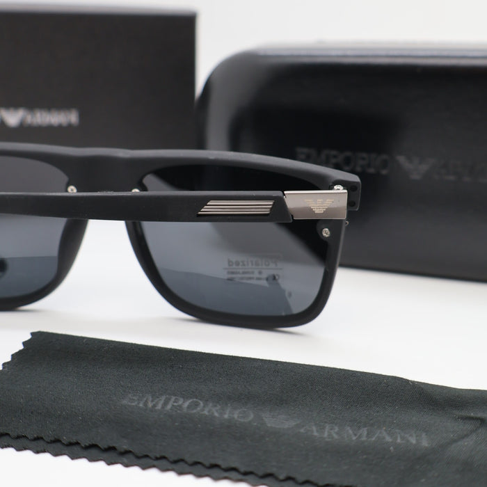 Emporio Armani Polarized Black Sunglasses
