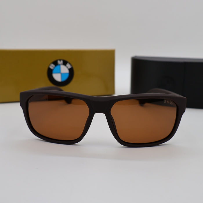 BMW Polarized Grey & Brown Sunglasses