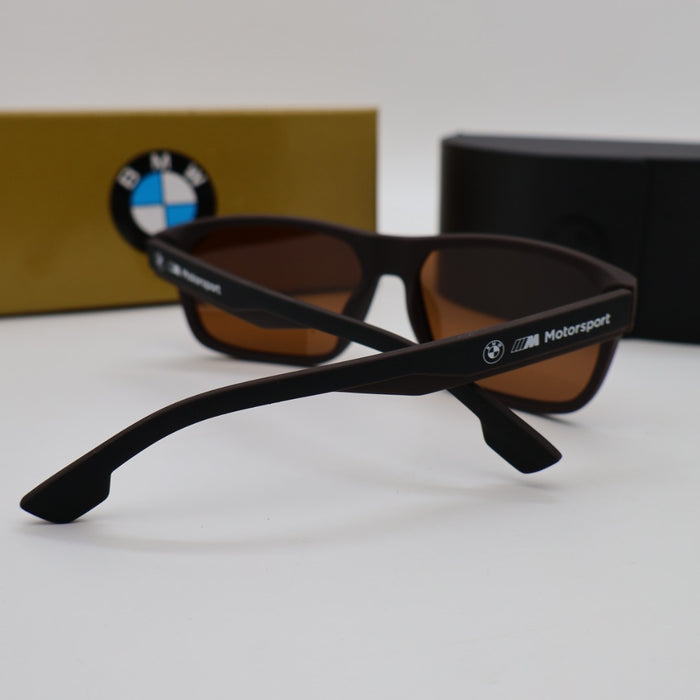 BMW Polarized Grey & Brown Sunglasses