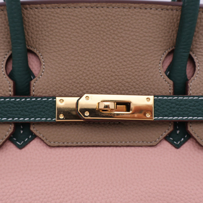 Hermès Genuine Leather MultiColor Women Bag