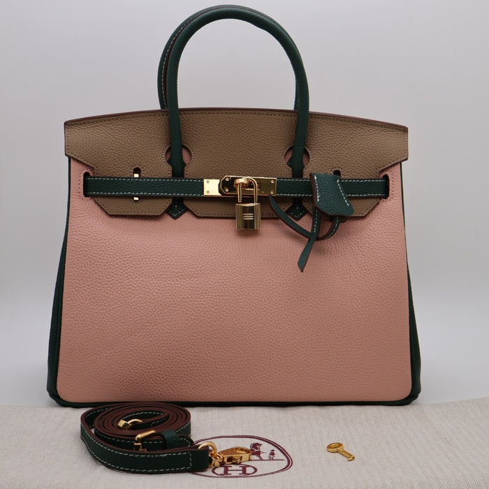 Hermès Genuine Leather MultiColor Women Bag