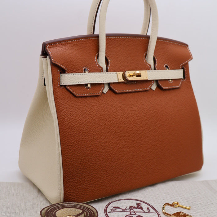 Hermès Genuine Leather MultiColor Women Bag