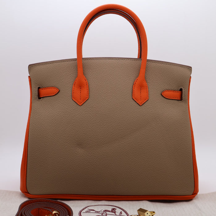 Hermès Genuine Leather MultiColor Women Bag