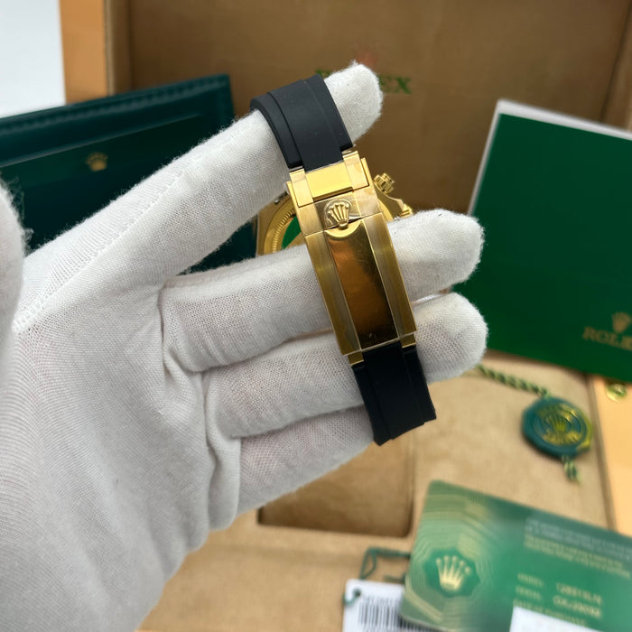 Rolex Daytona Gold Automatic Chronograph - Green Dial – Swiss Super Clone - OXJ29092