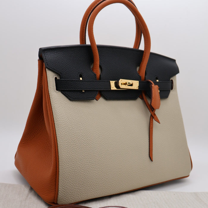 Hermès Genuine Leather MultiColor Women Bag