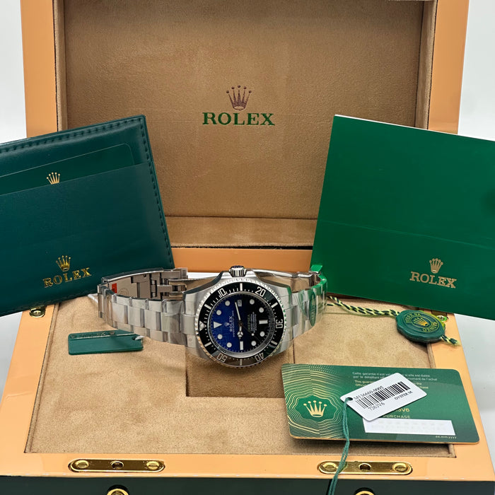 Rolex DeepSea Diver Watch – Blue Gradient Dial – Stainless Steel – Swiss Super Clone - 7263V6
