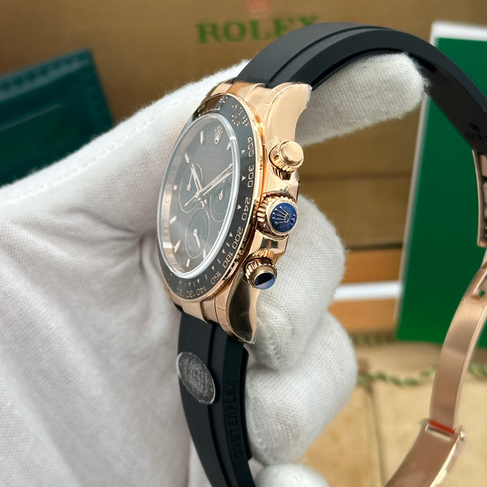 Rolex Daytona 40mm Everose Gold – Chocolate Dial Oysterflex | Swiss Super Clone 1:1 H88F4015