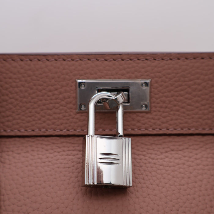 Hermès Key-Lock Genuine Leather Women Bag