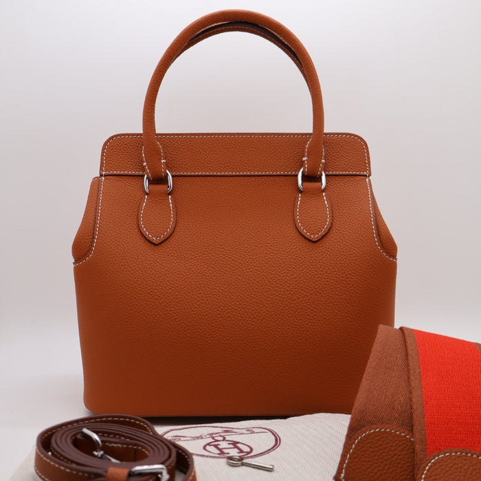 Hermès Key-Lock Genuine Leather Women Bag