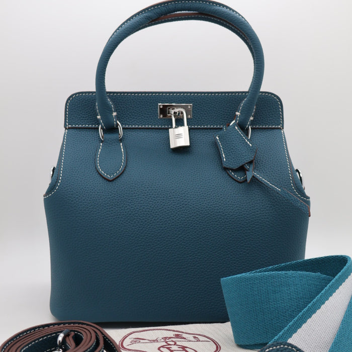 Hermès Key-Lock Genuine Leather Women Bag