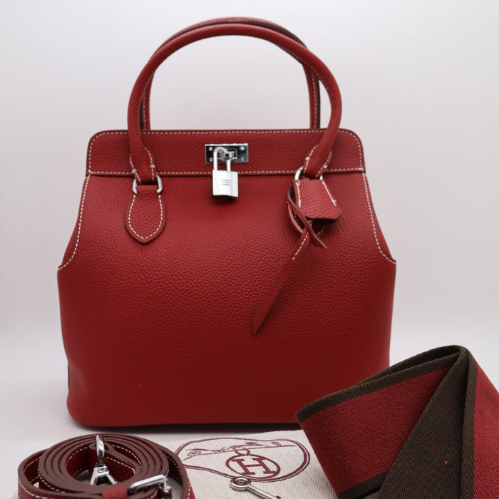 Hermès Key-Lock Genuine Leather Women Bag