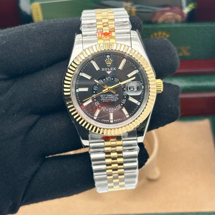 Rolex Sky-Dweller White Dial Jubilee Two-Tone