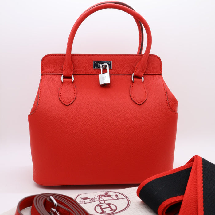 Hermès Key-Lock Genuine Leather Women Bag