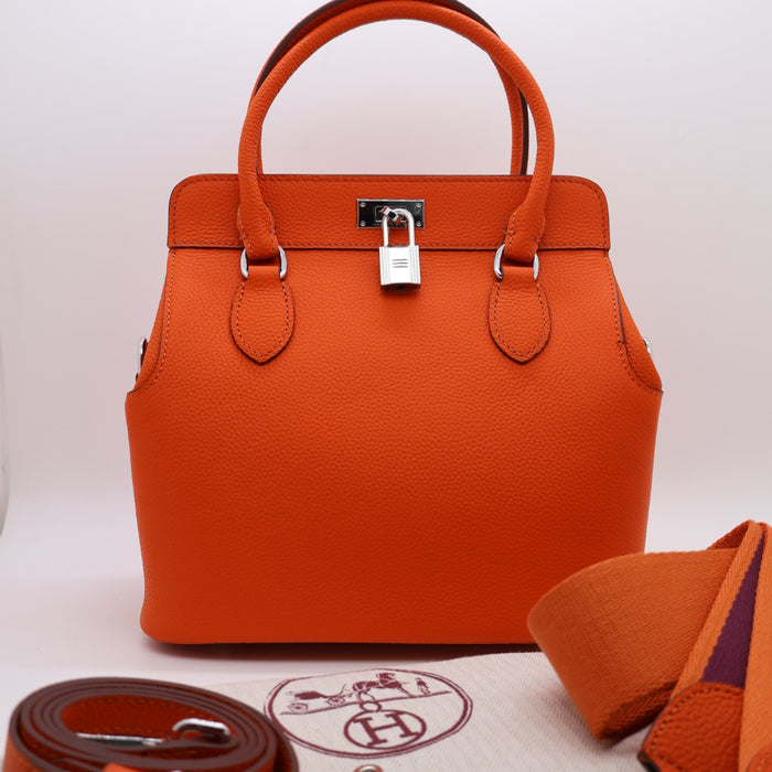 Hermès Key-Lock Genuine Leather Women Bag