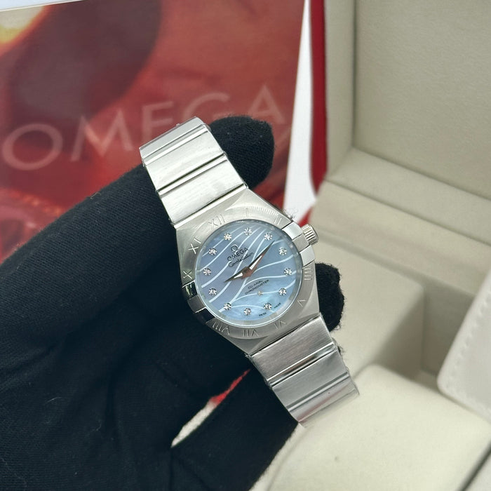 OMEGA Constellation 25mm , Steel On Steel Blue Dial