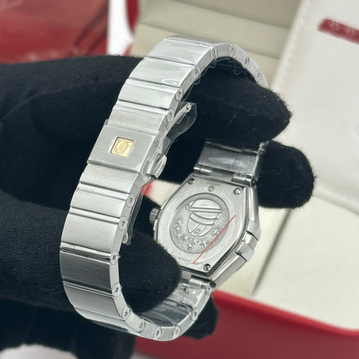 OMEGA Constellation 25mm , Steel On Steel Blue Dial