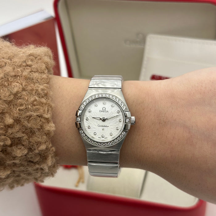 OMEGA Constellation 25mm , Steel On Steel Gray Dial