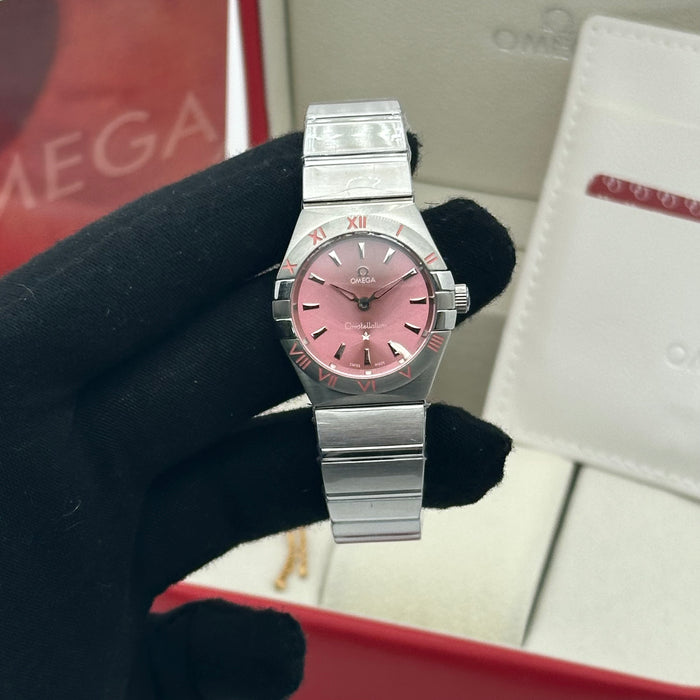 OMEGA Constellation 25mm , Steel On Steel Rose Dial