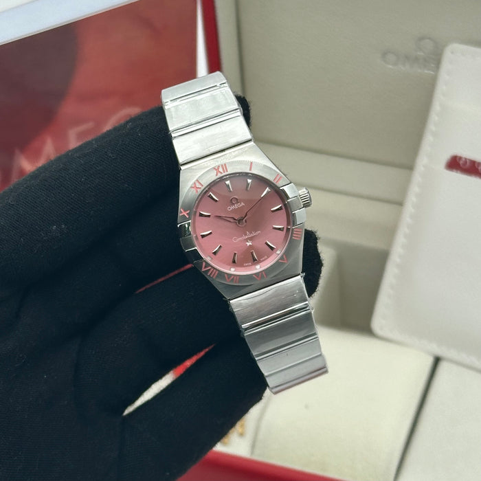 OMEGA Constellation 25mm , Steel On Steel Rose Dial