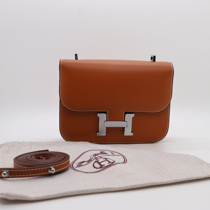 Hermès Genuine Glossy Women Cross Bag