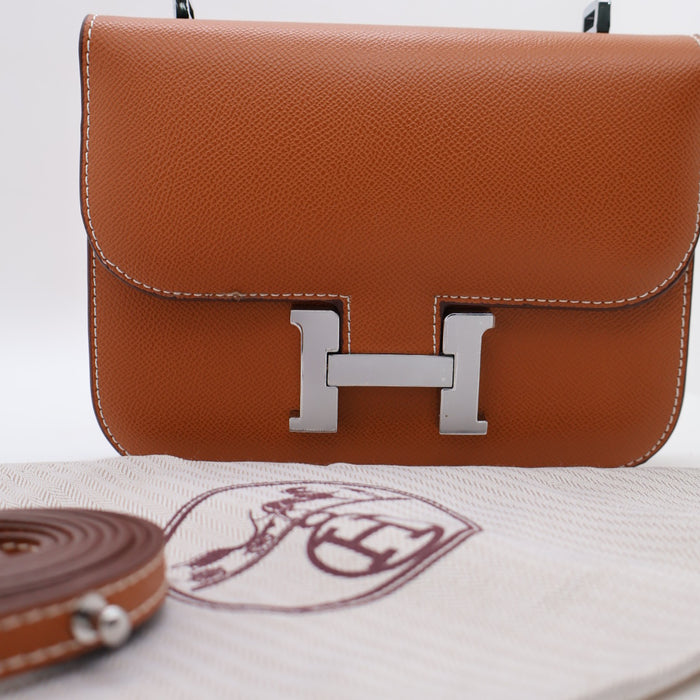 Hermès Genuine Glossy Women Cross Bag