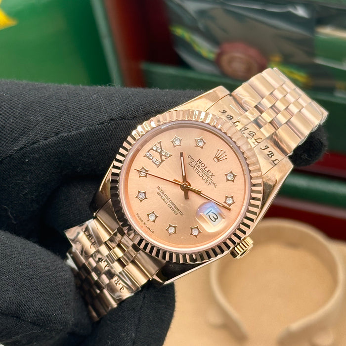 Rolex Datejust 36mm Rose Gold