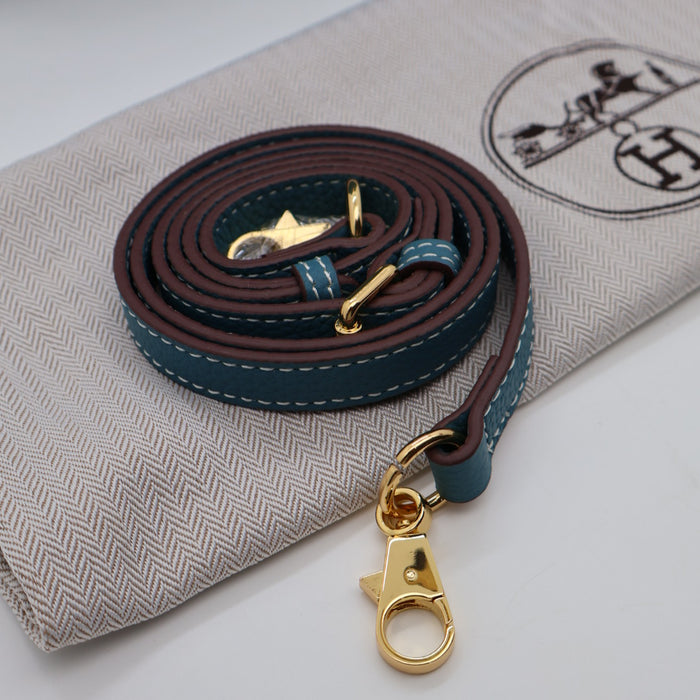 Hermes Genuine Leather Gold Lock Women Bag