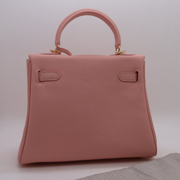 Hermes Genuine Leather Gold Lock Women Bag