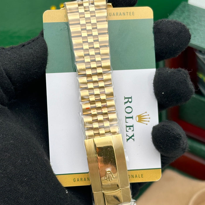 Rolex Datejust 36mm Gold  Green Dial