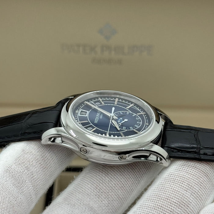 Patek Philippe Annual Calendar – Blue Dial – Leather Strap – Swiss Super Clone