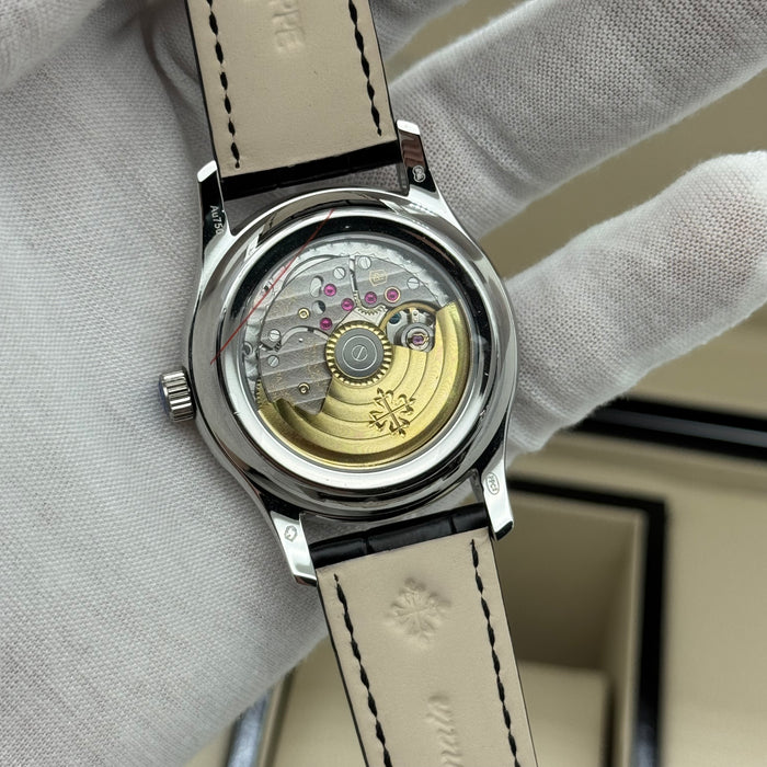 Patek Philippe Annual Calendar – Blue Dial – Leather Strap – Swiss Super Clone