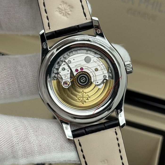 Patek Philippe Annual Calendar – Blue Dial – Leather Strap – Swiss Super Clone