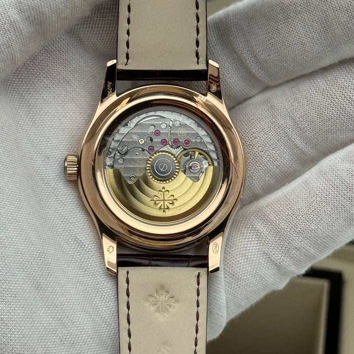 Patek Philippe Annual Calendar – Rose Gold – White Dial – Leather Strap – Swiss Super Clone