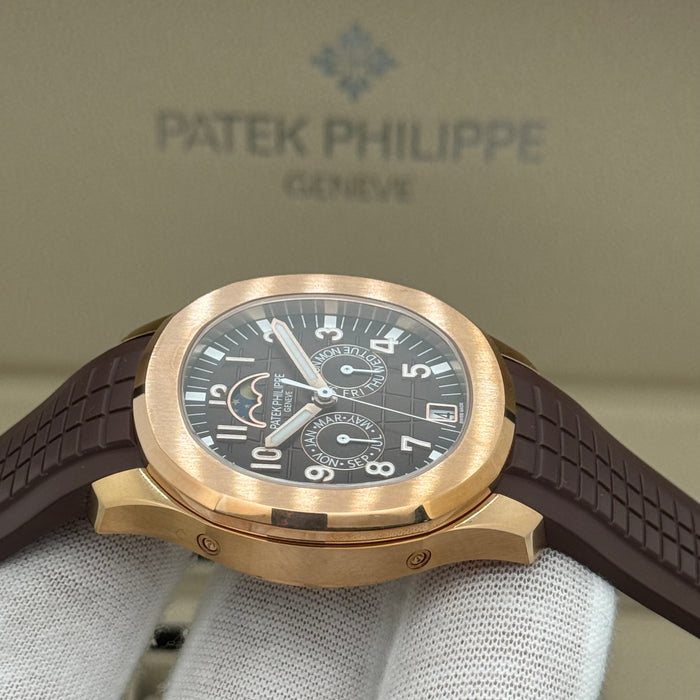 Patek Philippe Aquanaut Moon Phase Brown – Premium Swiss Super Clone | Automatic 40mm | Rubber Strap