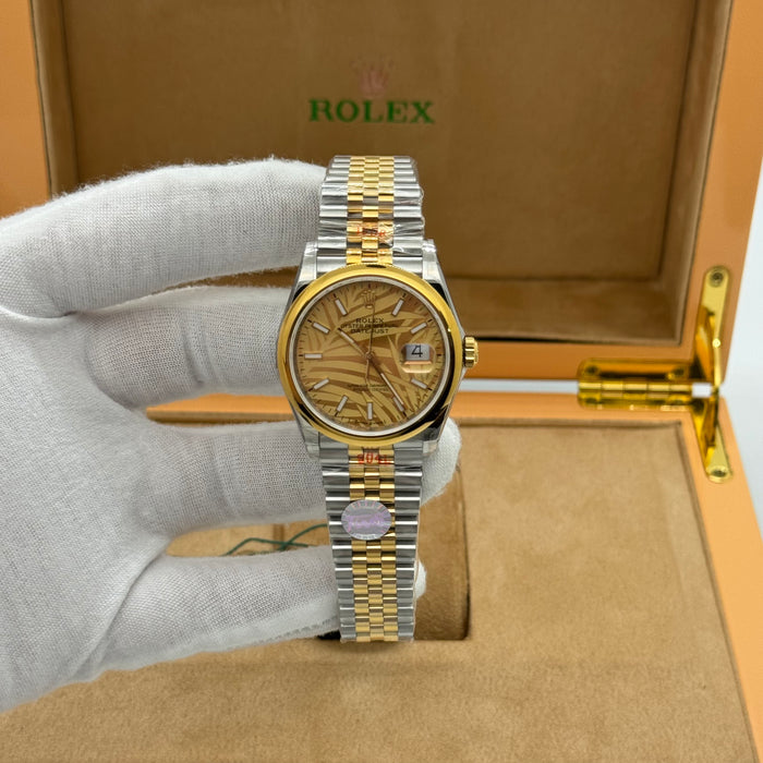 Rolex Oyster Perpetual Datejust 36 Two-Tone – Champagne Dial – Super Clone Edition