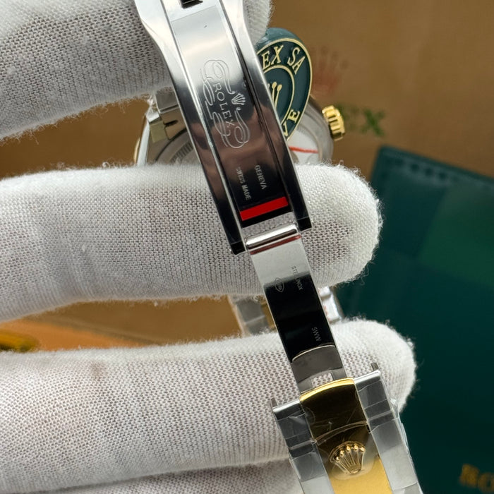 Rolex President Style Automatic 36MM Watch – Green Dial – Two-Tone Steel/Gold