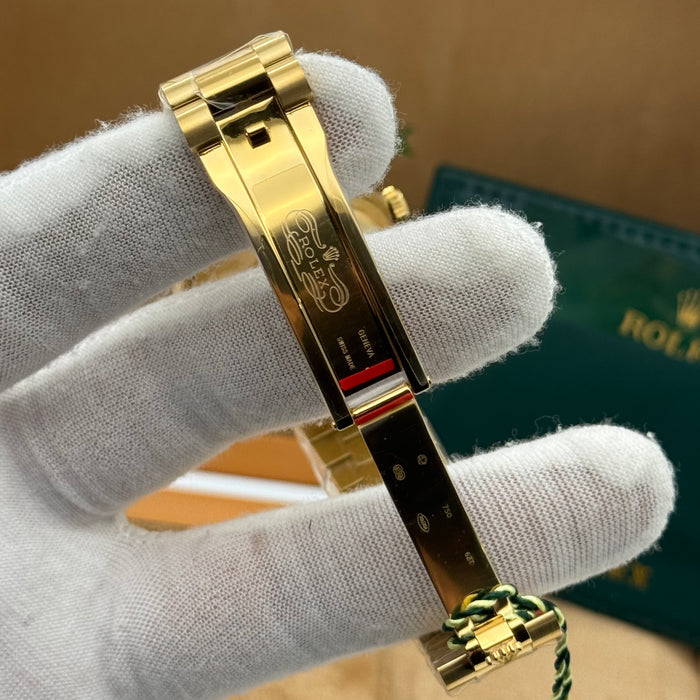 Rolex Day-Date Gold 36MM Watch – Emerald Green Dial – Diamond Markers