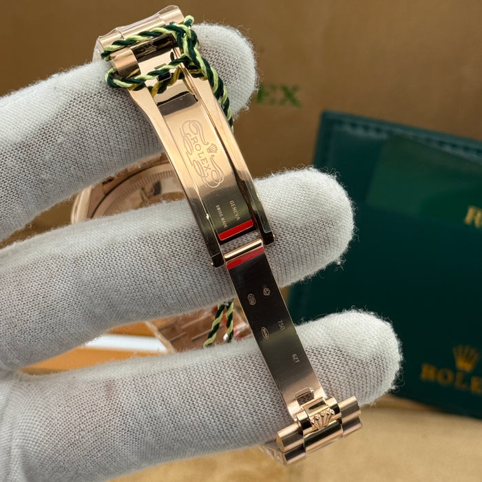 Rolex Day-Date – Rose Gold 36MM / Diamond & Rainbow Markers