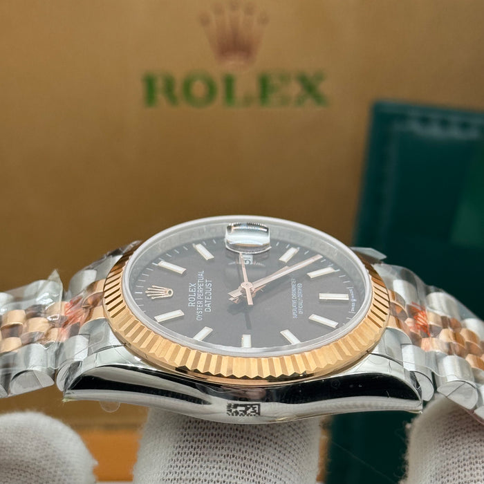 Rolex Datejust 36MM – Two-Tone Rose Gold & Steel / Chocolate Dial
