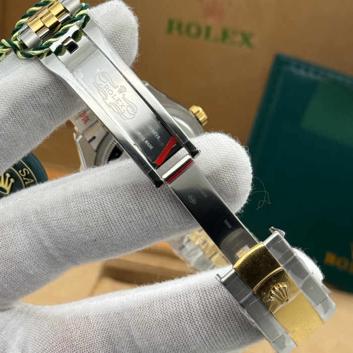 Rolex DateJust - Two Tone Jubilee, Gold Pattern Dial & Diamond Style Bezel