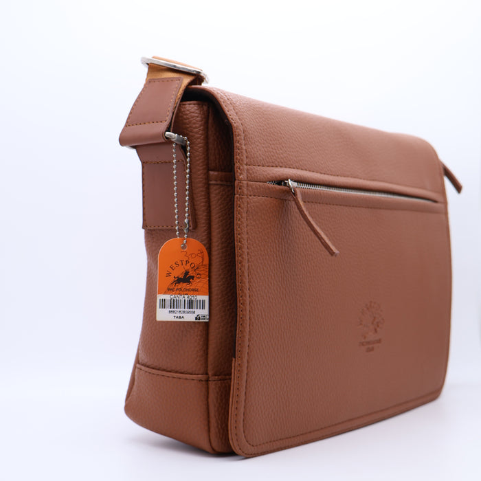 West Polo Genuine Leather Laptop Bag