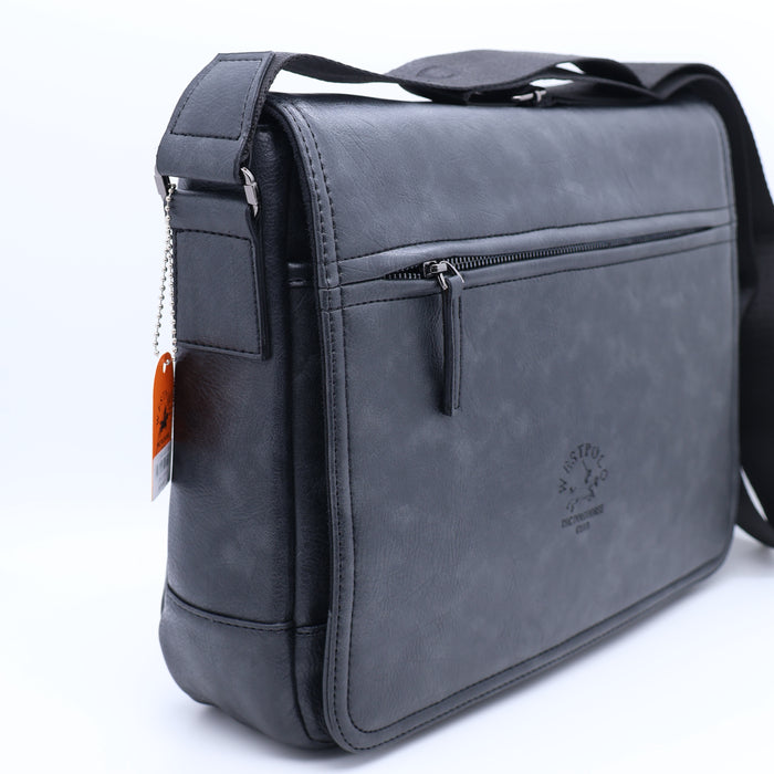 West Polo Genuine Leather Laptop Bag