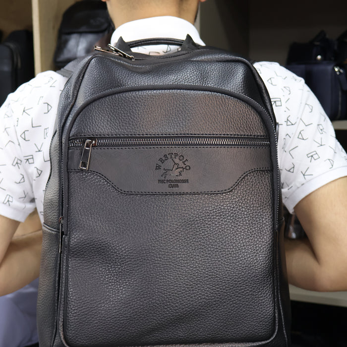 Original West Polo Leather Backpack