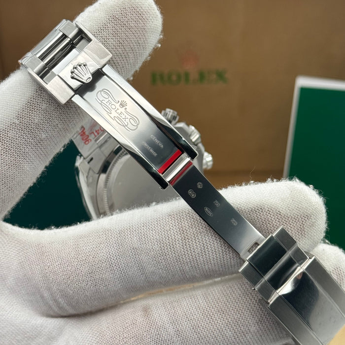 Rolex Daytona Silver Chronograph – Blue Dial – Swiss Super Clone (2025 Edition) H88F9318