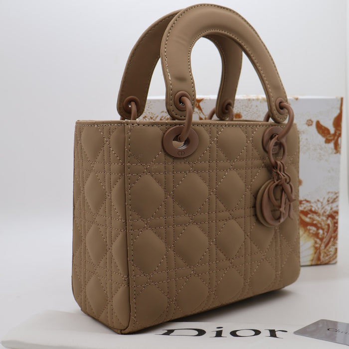 Christian Dior Lady Dior Small Bag – Matte Burgundy Cannage Calfskin