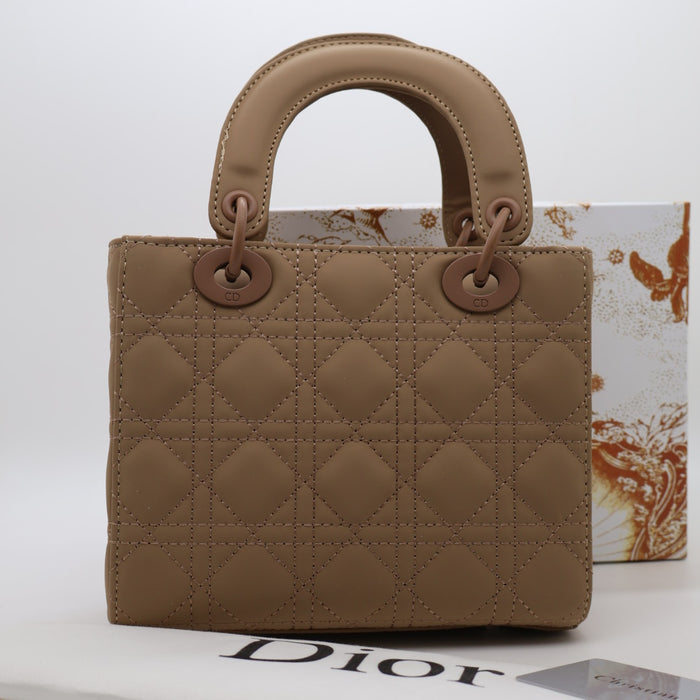 Christian Dior Lady Dior Small Bag – Matte Burgundy Cannage Calfskin